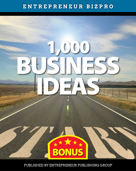 BONUS - 1,000 Business Ideas