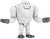 Pixar Monsters, Inc. Abominable Snowman Action Figure