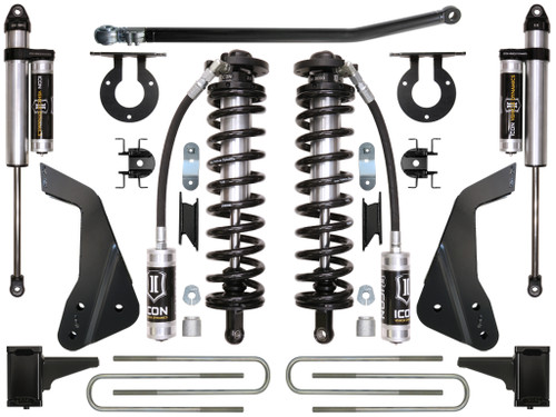 ICON 2008-2010 Ford F250/F350 4WD 4-5.5" Coilover Conversion System - Stage 3