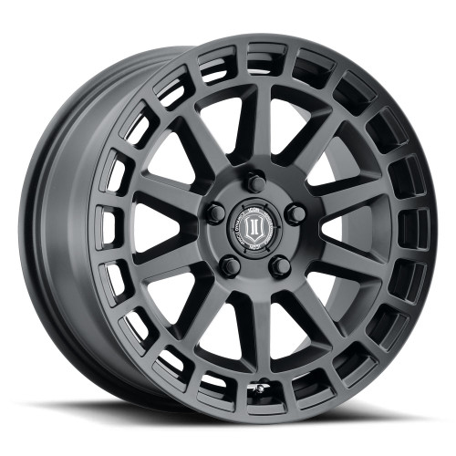 ICON Alloys  17"Journey SATIN BLACK  Bolt Pattern 5x4.5"