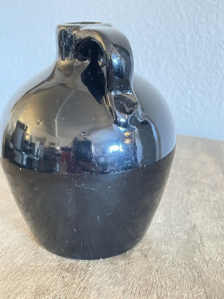 Black Glazed Mini Jug - Mint Condition