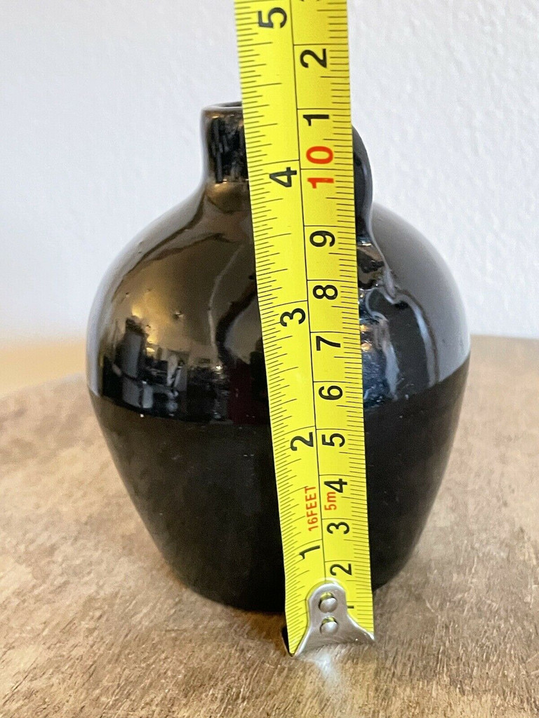 Black Glazed Mini Jug - Mint Condition