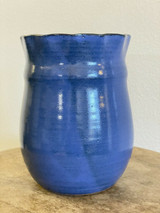 North Cole Pottery Blue XL Vase Kevin Brown  North Carolina Pottery