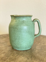 AR Cole Green Stoneware Pottery Creamer Sanford North Carolina Pottery