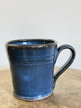 Vernon Owen Jugtown Ware Blue Coffee Cup Mug North Carolina Pottery
