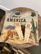 Musicraft Songs of America Record With 2 Plastic Native American Figurines 1946