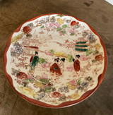 Japanese China 19th C. Decorative Plate Great Condition 6” Satsuma Geisha