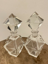 Mint Vintage Crystal Perfume Bottle (Pair)