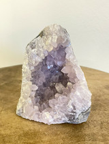 Gorgeous Vivid Amethyst Purple Druzy Geode Specimen Grape Ice Cathedral Large
