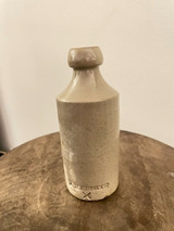 R. Merritt Signed 19th Century Beer Bottle with Cobalt Stoneware Mint 