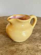 1941 Pisgah Forest Pottery Creamer Yellow mini cream/milk pitcher