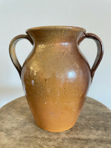 Double Handled CR Auman Art Pottery Unsigned Seagrove NC North Carolina