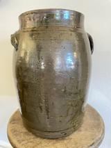 Early Catawba 3G Churn Crock - Great Condition North Carolina Pottery Stoneware