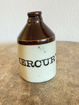 Mercury Brown & White Mini Jug Advertising