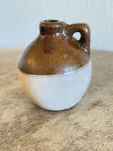 Round Brown & White Mini Jug UHL or Western Stoneware