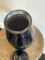  Gordon P. Ray Black Urn Lid Cagle Road Pottery Seagrove North Carolina Pottery 