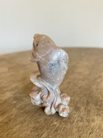Chinese Soapstone Koi Sculpture Statue