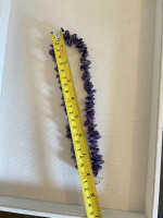 Vintage 17" Long Tumbled Amethyst Necklace Choker