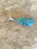 Vintage Oversized Navajo Sterling Silver Stunning Signed Lorren Begay 