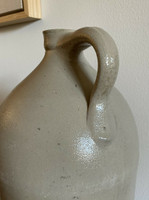 2G AK Ballard Burlington VT Salt Glazed Cobalt Jug 15” Great Condition