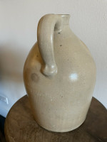 C. Hart & Son Sherburne NY Utica Whites Salt Glazed Jug Excellent Condition