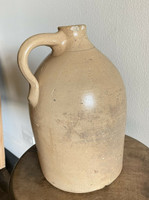 19th C 1G Utica Whites Salt Glazed Jug Good Condition New York Stoneware