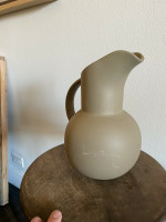 Hartstone Pitcher - American Stoneware Bisque Matte Finish mid century