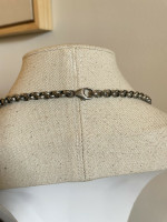 Vintage Marcella James Artist Navajo Squash Blossom Sterling Silver w Earrings