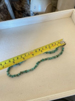 Vintage 16" Turquoise Necklace Southwest Handmade Choker