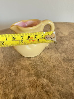 1941 Pisgah Forest Pottery Creamer Yellow mini cream/milk pitcher