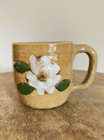 Hilton Pottery Dogwood Coffee Cup Catawba Mint Condition Blackburn NC