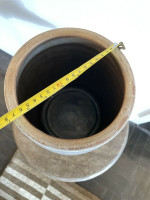 1.5G Mid-Atlantic Stoneware Crock Cobalt Decoration 19th Century PA VA MD