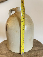 19th Century Salt Glazed Stoneware Jug with Turkey Droppings