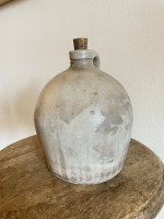 “Chelsea” Marked 19th Century Salt Glazed Stoneware Jug Grey England British