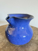 Nell Cole Graves Blue Medium Pitcher North Carolina Art Pottery Jugtown Seagrove