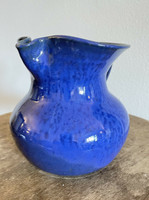 Nell Cole Graves Blue Large Pitcher North Carolina Art Pottery Jugtown Seagrove