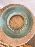 Neolia Cole Green Art Pottery Flower Ring Chip n Dip Sanford NC North Carolina