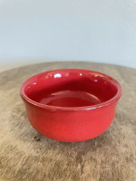Ben Owen III Mini Bowl 1 Chinese Red Seagrove North Carolina Pottery Urn Vase