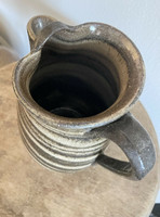Steve Abee Swirl Pitcher Lenoir North Carolina Catawba Pottery - Mint Condition