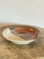 Studio G. Mathis Vintage Mid Century Multi-colored Stoneware Studio Pottery Plate 