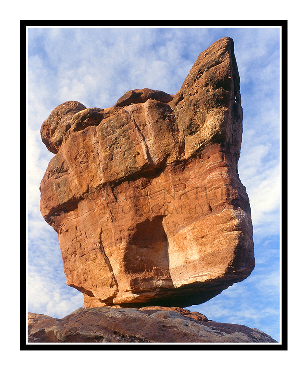 Balanced Rock In Garden Of The Gods In Colorado Springs Colorado