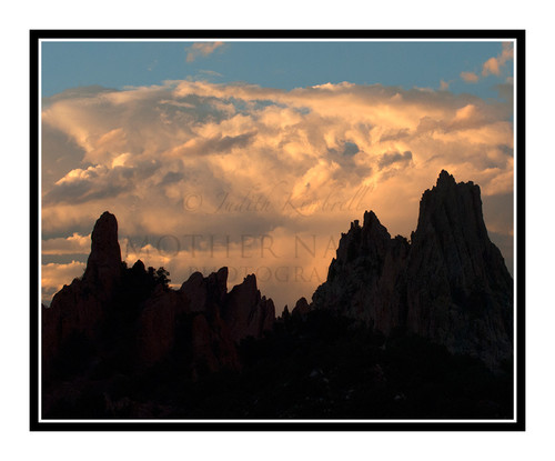 South Face of Garden of the Gods Against Storm Clouds in Colorado Springs, Colorado 2064