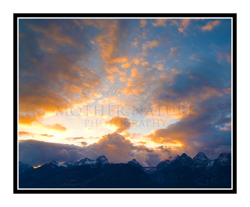 Grand Tetons at Sunset in Wyoming 1091 