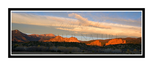 Garden of the Gods at Sunrise Colorado Springs, Colorado 2743 Pano