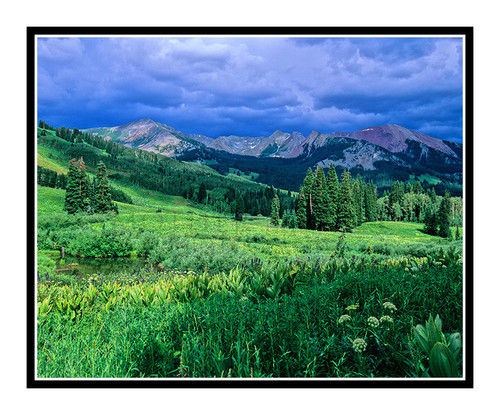 Stormy Mountain Scape outside of Crested Butte, Colorado 776