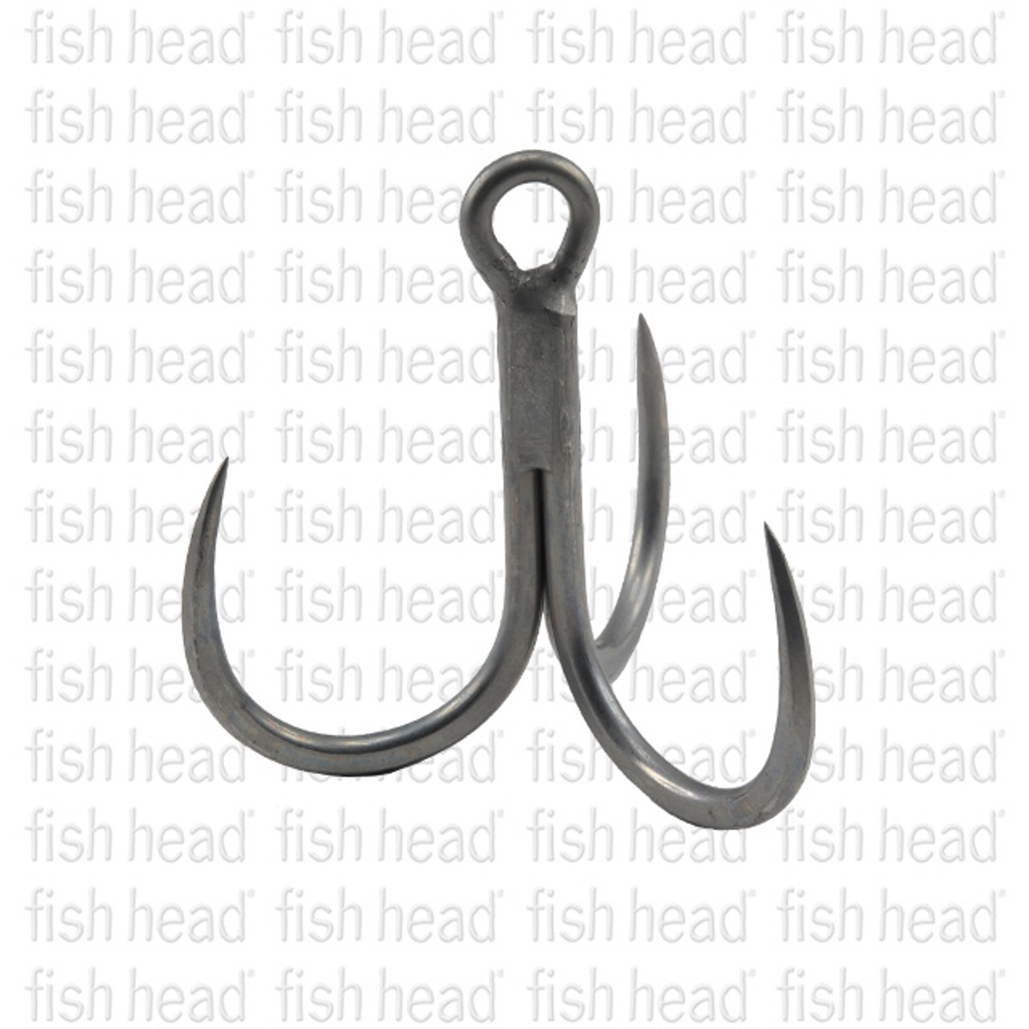 BKK GT-REX Barbless Treble Hooks - Fish Head