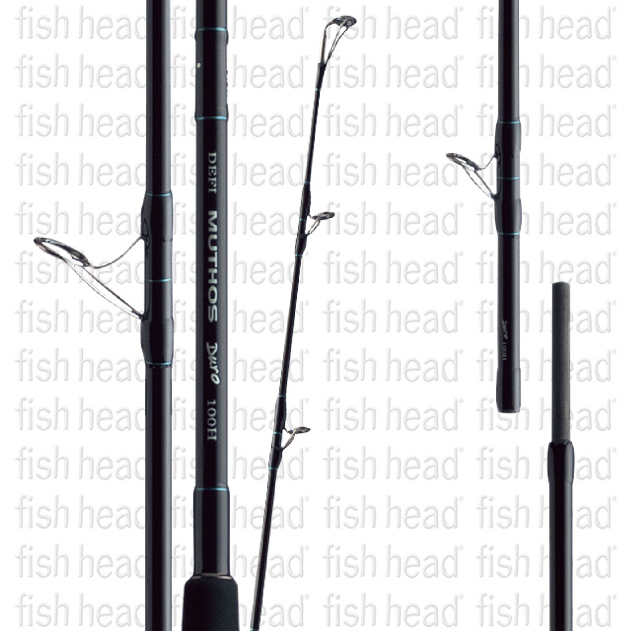 Zenaq DEFI MUTHOS Duro 100H Shore Casting Rod - Fish Head