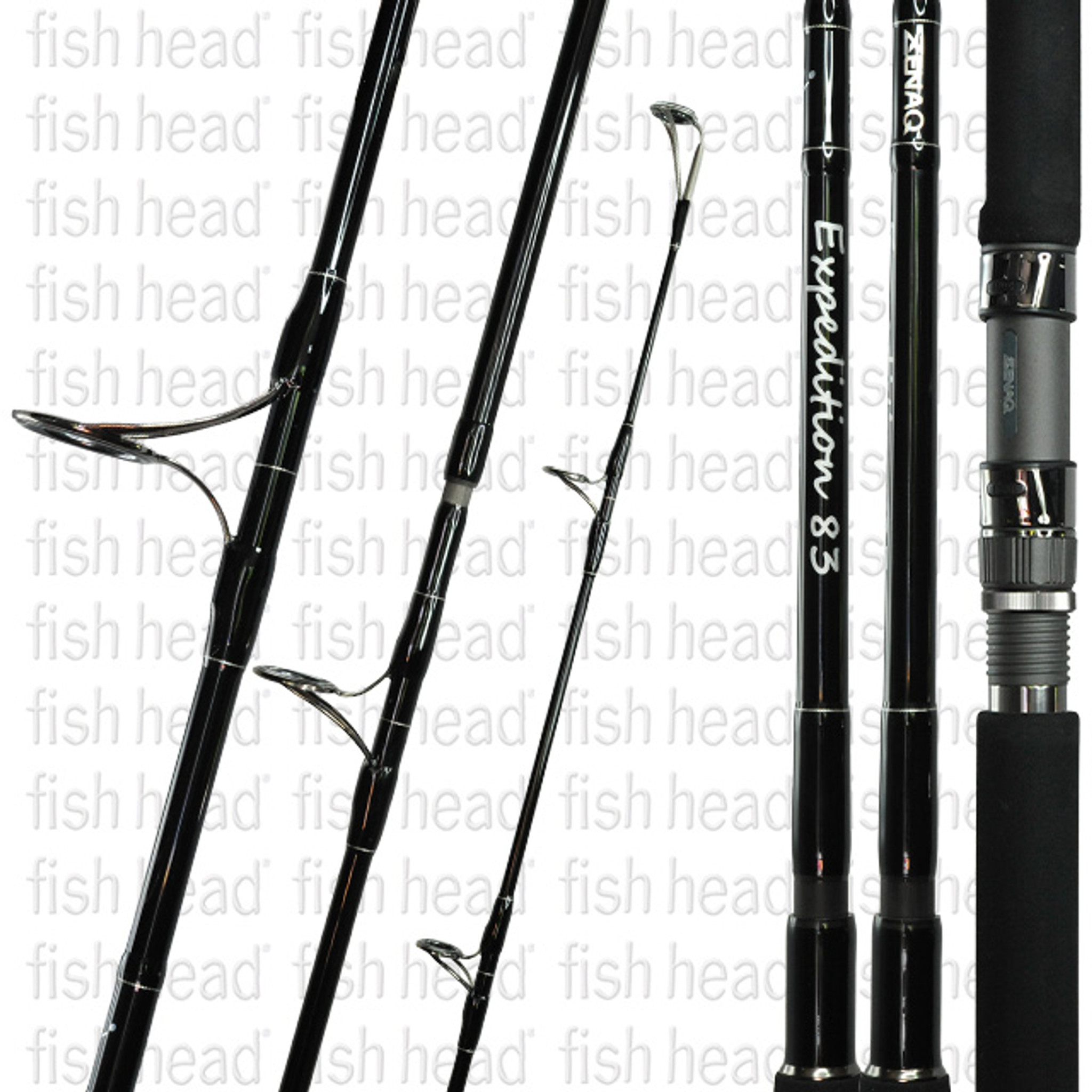 Zenaq Expedition S83 Spin Travel Rod - Fish Head