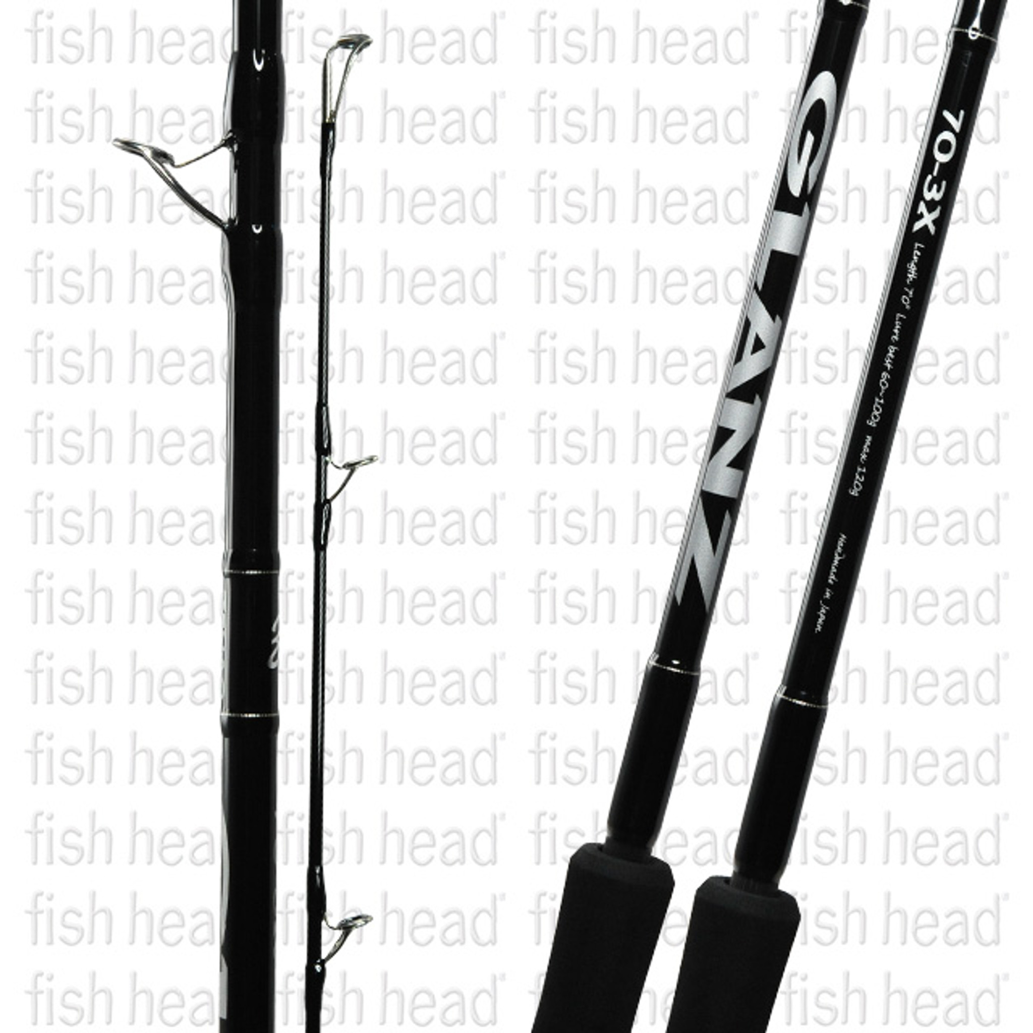 Zenaq GLANZ B70-3X Baitcast Rod - Fish Head