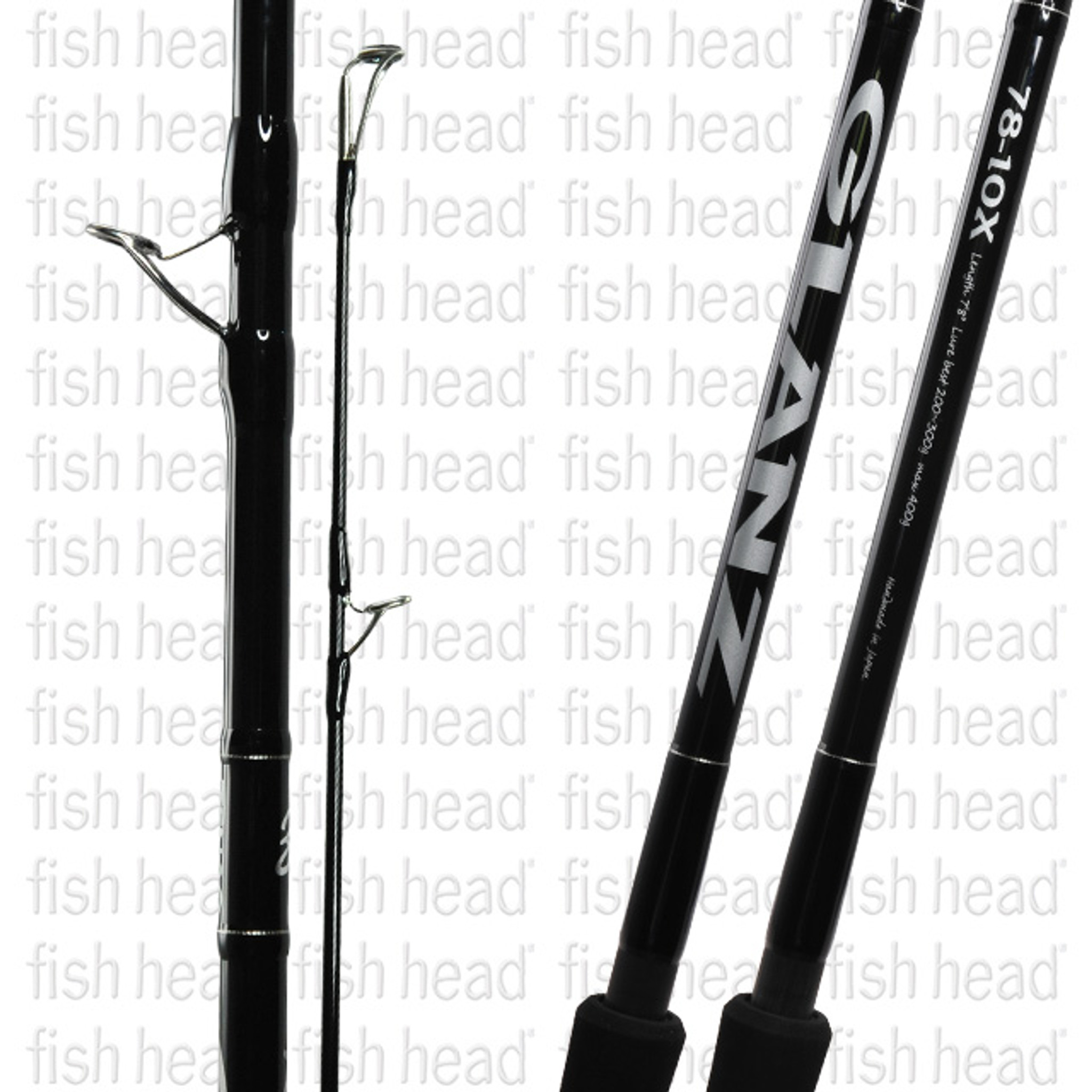 Zenaq GLANZ B78-10X Swimbait Baitcast Rod - Fish Head